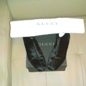 Gucci Pony Hair Ankle Boots